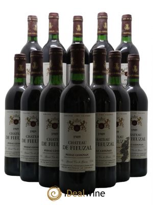 Bottles Château de Fieuzal Cru Classé de Graves 1989 - Lot de 12 Bottles