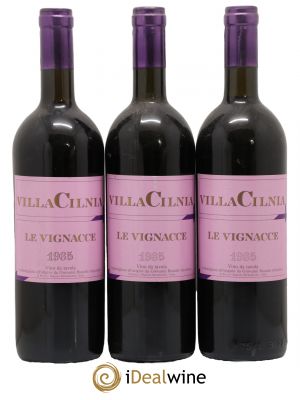 Italie Le Vignacce  Villa Cilnia 1985 - Lot de 3 Bottiglie
