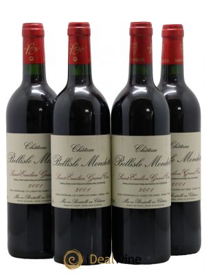 Château Bellisle Mondotte  2001 - Lot of 4 Bottles