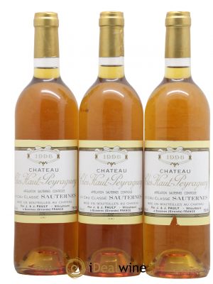 Clos Haut-Peyraguey 1er Grand Cru Classé  1996 - Lot of 3 Bottles