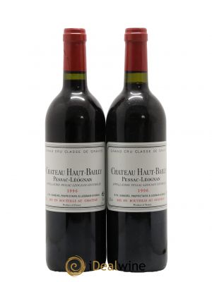 Château Haut-Bailly Cru Classé de Graves 1996 - Lot de 2 Bottles