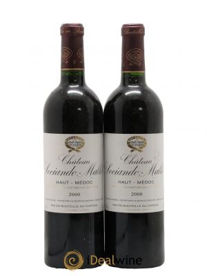 Château Sociando Mallet  2000 - Posten von 2 Flaschen