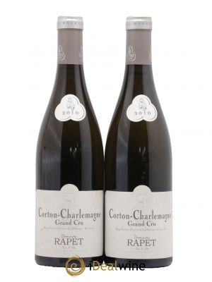 Corton-Charlemagne Grand Cru Rapet Père & Fils 2010 - Lot de 2 Bottles