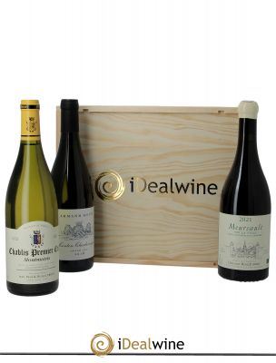 iDealwine Coffret (wooden case) - Bourgogne Blanc   - Lot of 3 Bottles