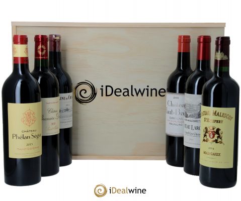 Coffret (wooden case) - Bordeaux Rouge (6bts) ---- - Lot de 6 Bottiglie