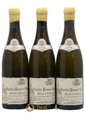 Chablis 1er Cru Montée de Tonnerre Raveneau (Domaine)  2008 - Lot of 3 Bottles