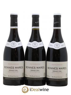 Bonnes-Mares Grand Cru Moillard Grivot 2015 - Lot of 3 Bottles