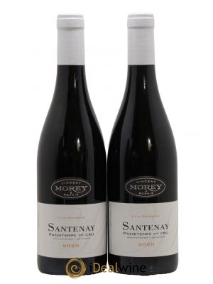 Santenay 1er Cru Passetemps Domaine Vincent Et Sophie Morey 2020 - Lot de 2 Bottles