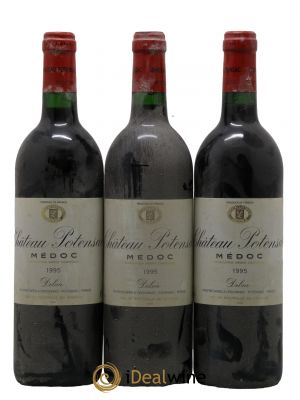 Château Potensac 1995 - Lot de 3 Flaschen