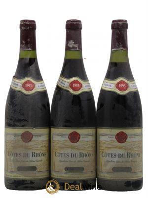 Côtes du Rhône Guigal  1993 - Lot of 3 Bottles