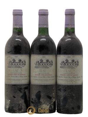 Premières Côtes de Bordeaux Chateau Suau 1989 - Lot de 3 Bouteilles