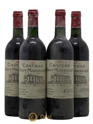 Château Haut Marbuzet 1997 - Lot de 4 Bottles