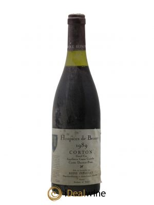 Corton Grand Cru Cuvee Docteur Peste Hospices De Beaune Reine Pédauque 1989 - Lot de 1 Flasche