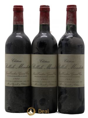 Château Bellisle Mondotte  1998 - Lotto di 3 Bottiglie