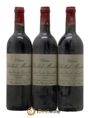 Château Bellisle Mondotte  1998 - Lot of 3 Bottles