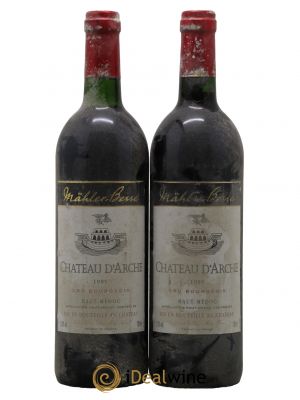 Haut Médoc Chateau d'Arche 1995 - Lot of 2 Bottles
