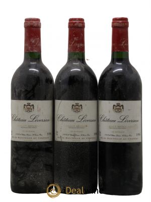 Château Liversan Cru Bourgeois  1996 - Lotto di 3 Bottiglie