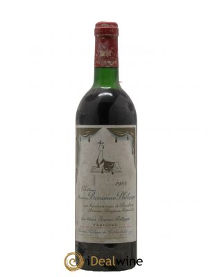 Château d'Armailhac - Mouton Baron(ne) Philippe 5ème Grand Cru Classé  1985 - Lot of 1 Bottle