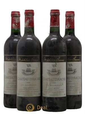 Haut Médoc Chateau d'Arche 1995 - Lotto di 4 Bottiglie