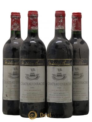 Haut Médoc Chateau d'Arche 1995 - Lot of 4 Bottles