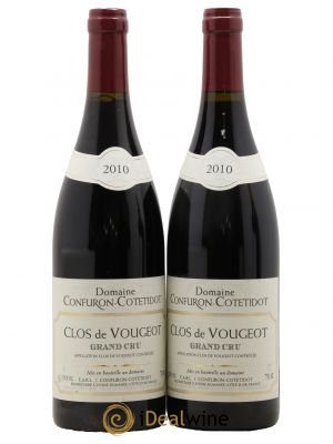 Clos de Vougeot Grand Cru Confuron-Cotetidot 2010 - Lot de 2 Bottles