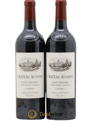 Château Ausone 1er Grand Cru Classé A 2009 - Lot de 2 Bottiglie