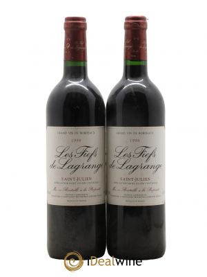 Les Fiefs de Lagrange Second Vin  1998 - Lot of 2 Bottles