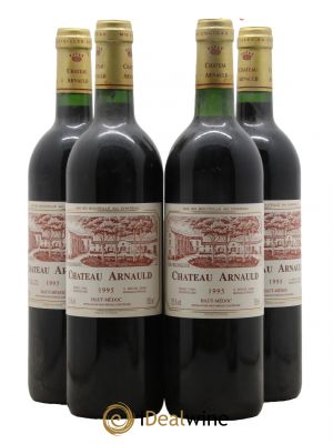 Château Arnauld Cru Bourgeois 1995 - Lot de 4 Bottiglie