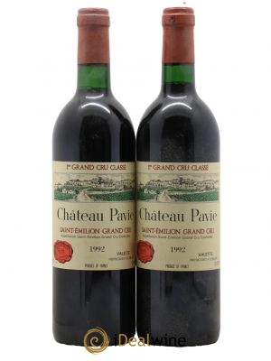 Château Pavie 1er Grand Cru Classé A 1992 - Lot de 2 Bottles