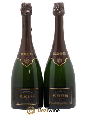 Vintage Krug  2002 - Lot of 2 Bottles