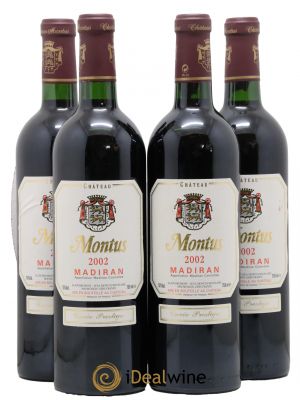 Madiran Château Montus-Prestige Alain Brumont  2002 - Lot of 4 Bottles