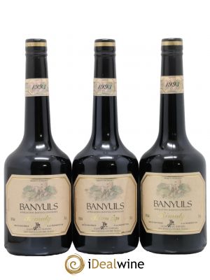 Banyuls Cellier des Templiers Rimatge 1993 - Lot of 3 Bottles