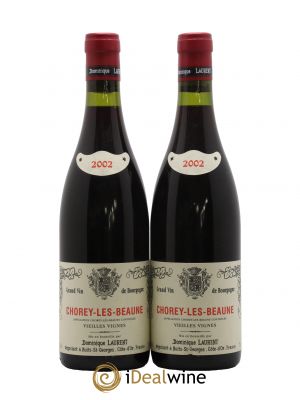 Chorey-lès-Beaune Vieilles Vignes Dominique Laurent 2002 - Lot of 2 Bottles