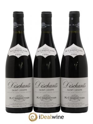 Saint-Joseph M. Chapoutier Deschants 1998 - Lot de 3 Bottles