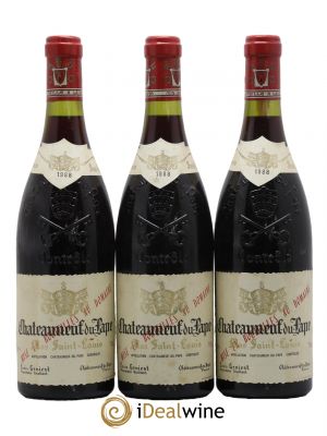 Châteauneuf-du-Pape Tradition Mas Saint-Louis  1988 - Lot of 3 Bottles