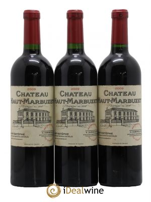 Château Haut Marbuzet  2009 - Lot of 3 Bottles