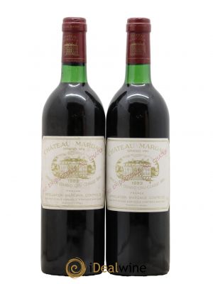 Château Margaux 1er Grand Cru Classé  1982 - Lotto di 2 Bottiglie