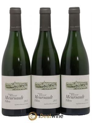 Meursault Les Tillets Roulot (Domaine)  2011 - Lotto di 3 Bottiglie