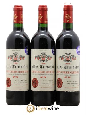 Clos Trimoulet 2000 - Lot de 3 Bottles