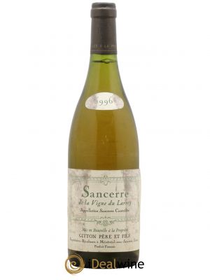 Sancerre de la Vigne du Larrey Domaine Gitton 1996 - Lot de 1 Bottiglia