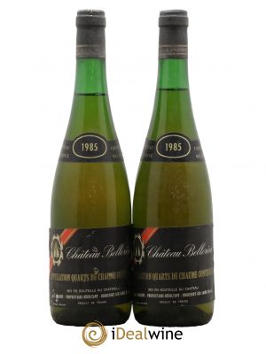 Quarts de Chaume Chateau Bellerive  1985 - Lot of 2 Bottles