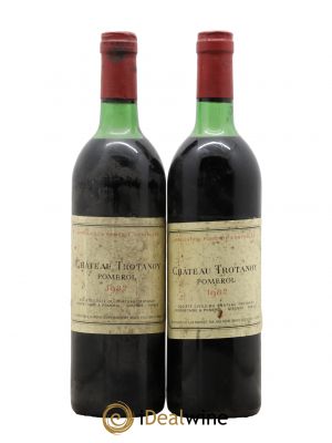 Château Trotanoy 1982 - Lot de 2 Bottles