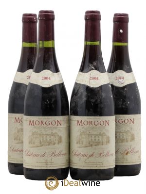 Morgon Château de Bellevue 2004 - Lot of 4 Bottles
