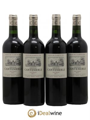 Château Cantemerle 5ème Grand Cru Classé 2011 - Lot de 4 Bottles