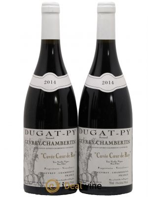 Gevrey-Chambertin Coeur de Roy Très Vieilles Vignes Dugat-Py 2014 - Lot de 2 Bouteilles