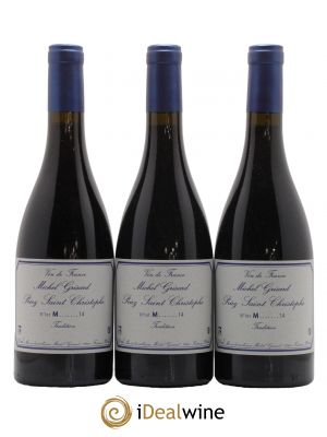 Vin de France Priez Saint Christophe Michel Grisard 2014 - Lot de 3 Bouteilles