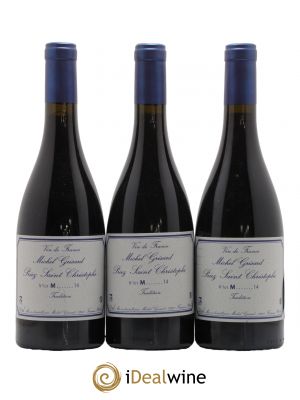 Vin de France Priez Saint Christophe Michel Grisard 2014 - Lot de 3 Bouteilles