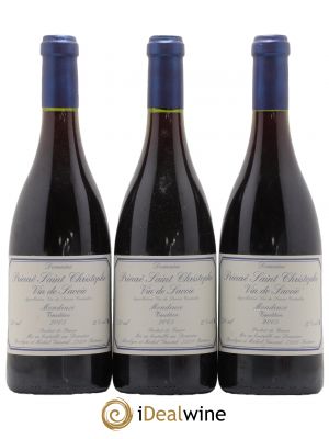 Vin de Savoie Mondeuse Tradition Prieuré Saint Christophe (Domaine)  2005 - Lot of 3 Bottles