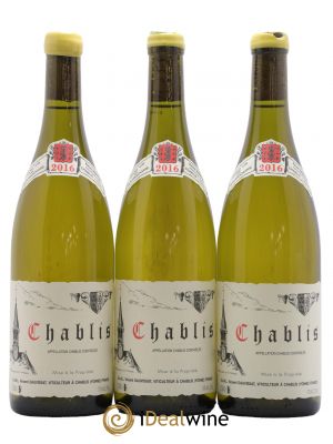 Chablis Vincent Dauvissat (Domaine) 2016 - Lot de 3 Bottles