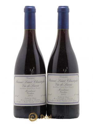 Vin de Savoie Mondeuse Tradition Prieuré Saint Christophe (Domaine) 2005 - Lot de 2 Bottles